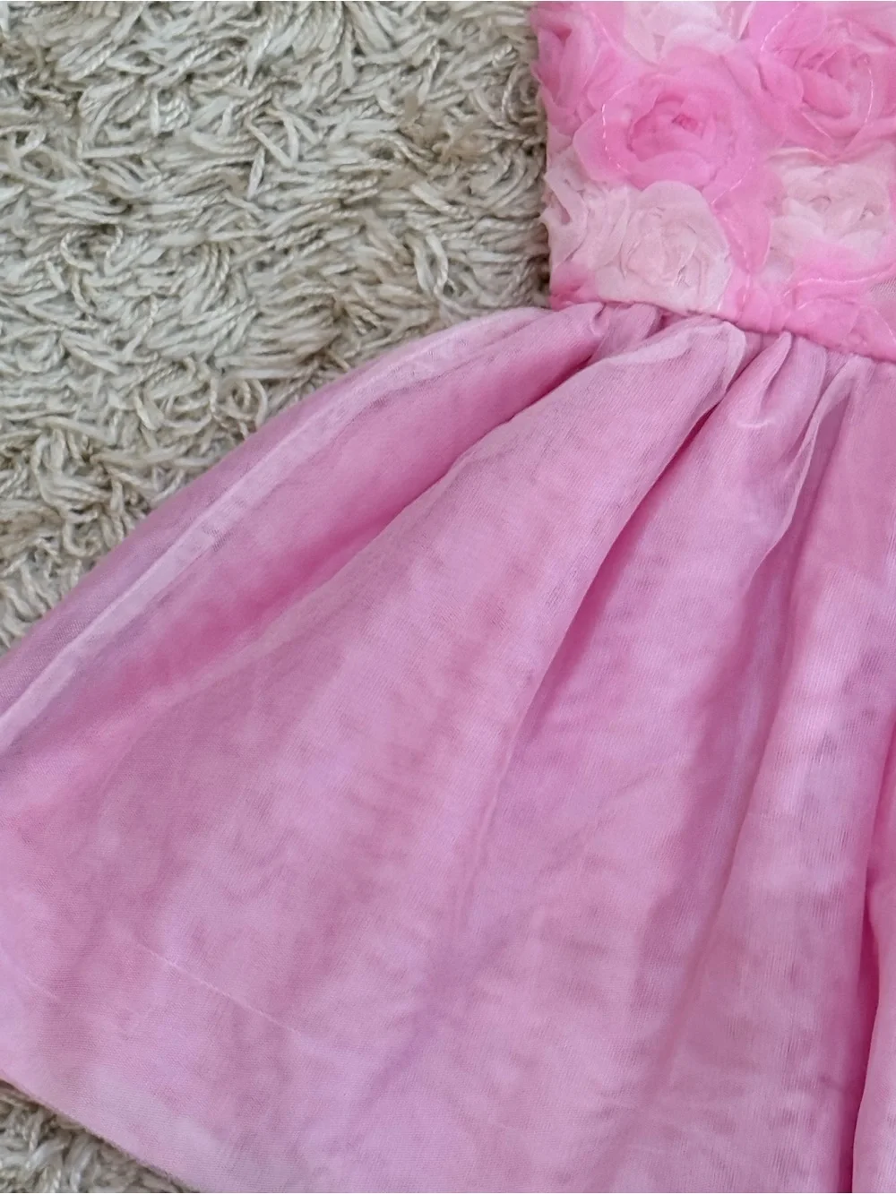 Children’s Place Pink Rose Dress – Size 5 – Great Condition